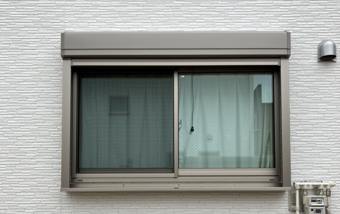 ミネオトーヨー住器の後付けシャッターの取付で防犯　大磯町の施工後の写真1