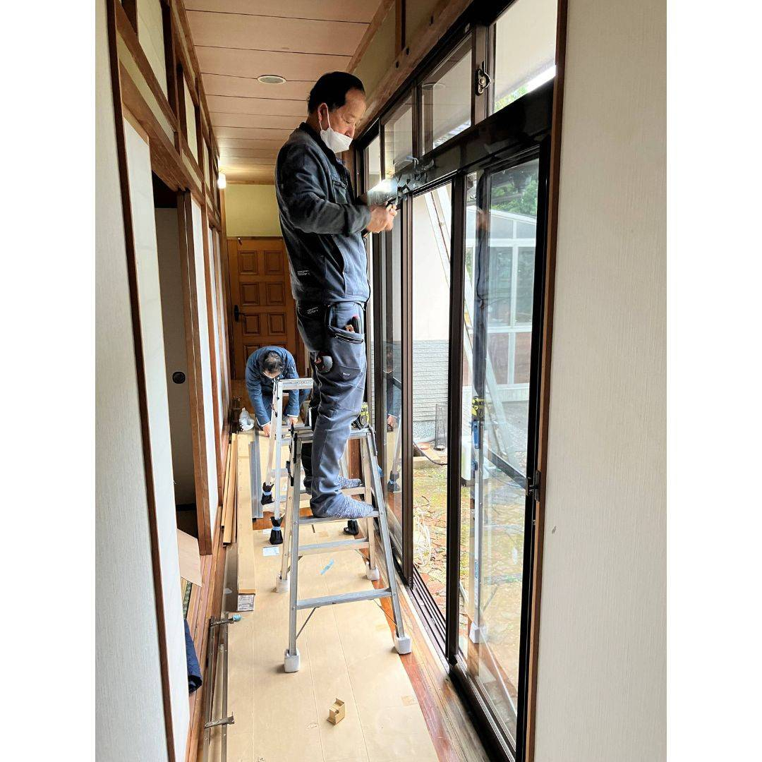 タナチョー長崎の補助金利用で内窓設置の施工前の写真1