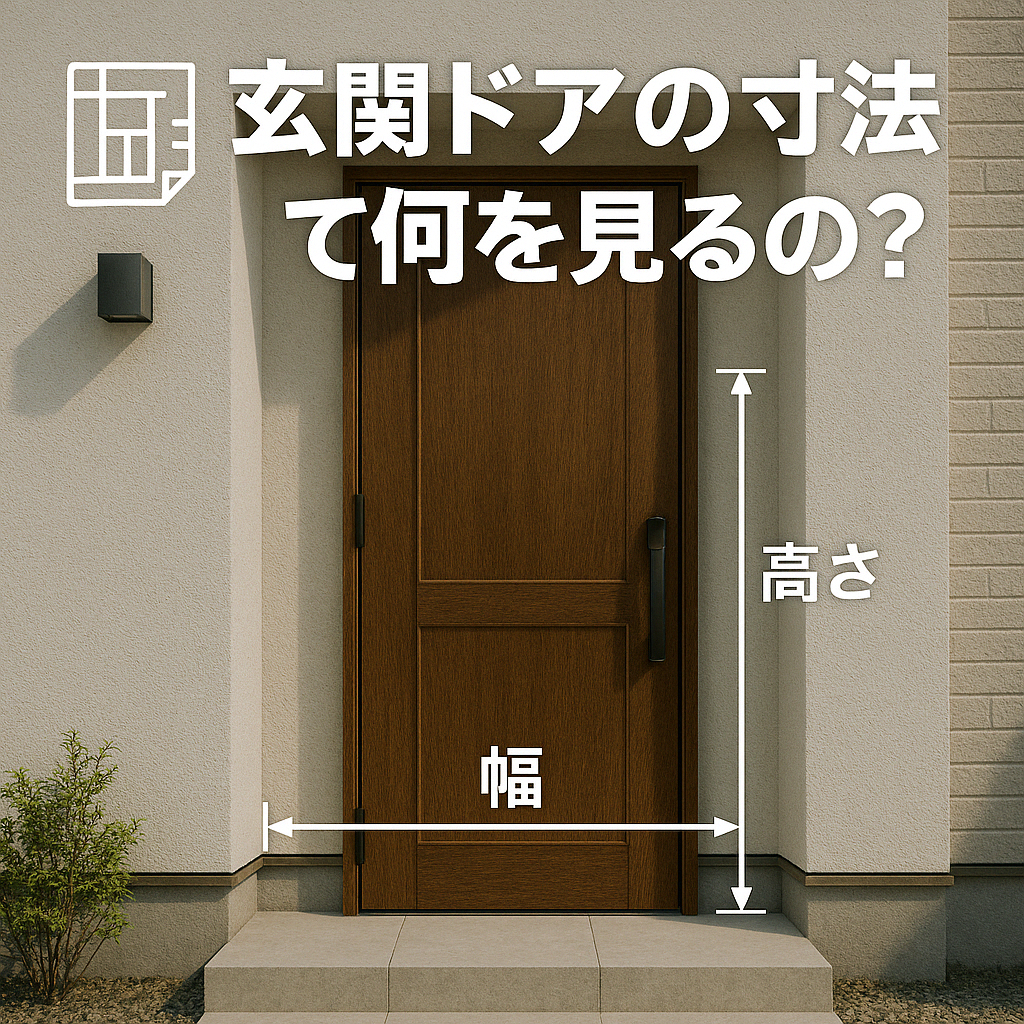 玄関ドアの寸法とは?測り方を解説! 中央建窓のブログ 写真2