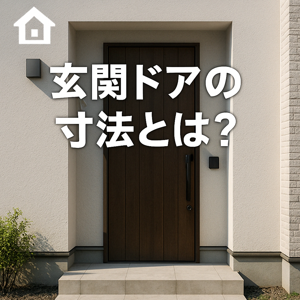 玄関ドアの寸法とは?測り方を解説! 中央建窓のブログ 写真1