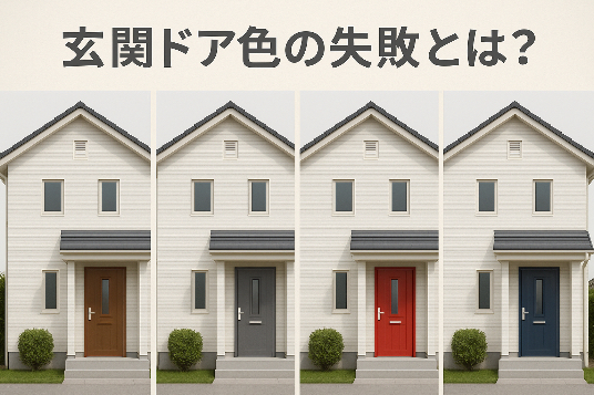 玄関ドア色の失敗とは？後悔しない選び方を解説！ 中央建窓のブログ 写真1