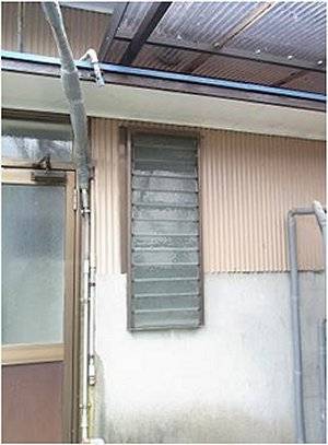 平野硝子の住まいの防犯は窓の守りからの施工前の写真1