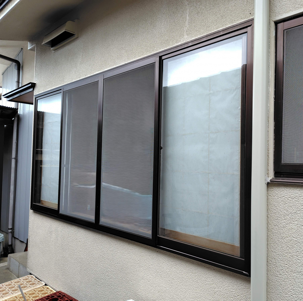 茨城県北トーヨー住器の1day窓リフォーム【スタイルシェード】の施工前の写真1