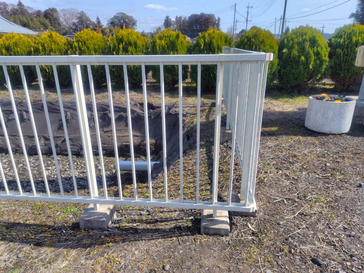 茨城県北トーヨー住器のフェンスのお取替えの施工後の写真2