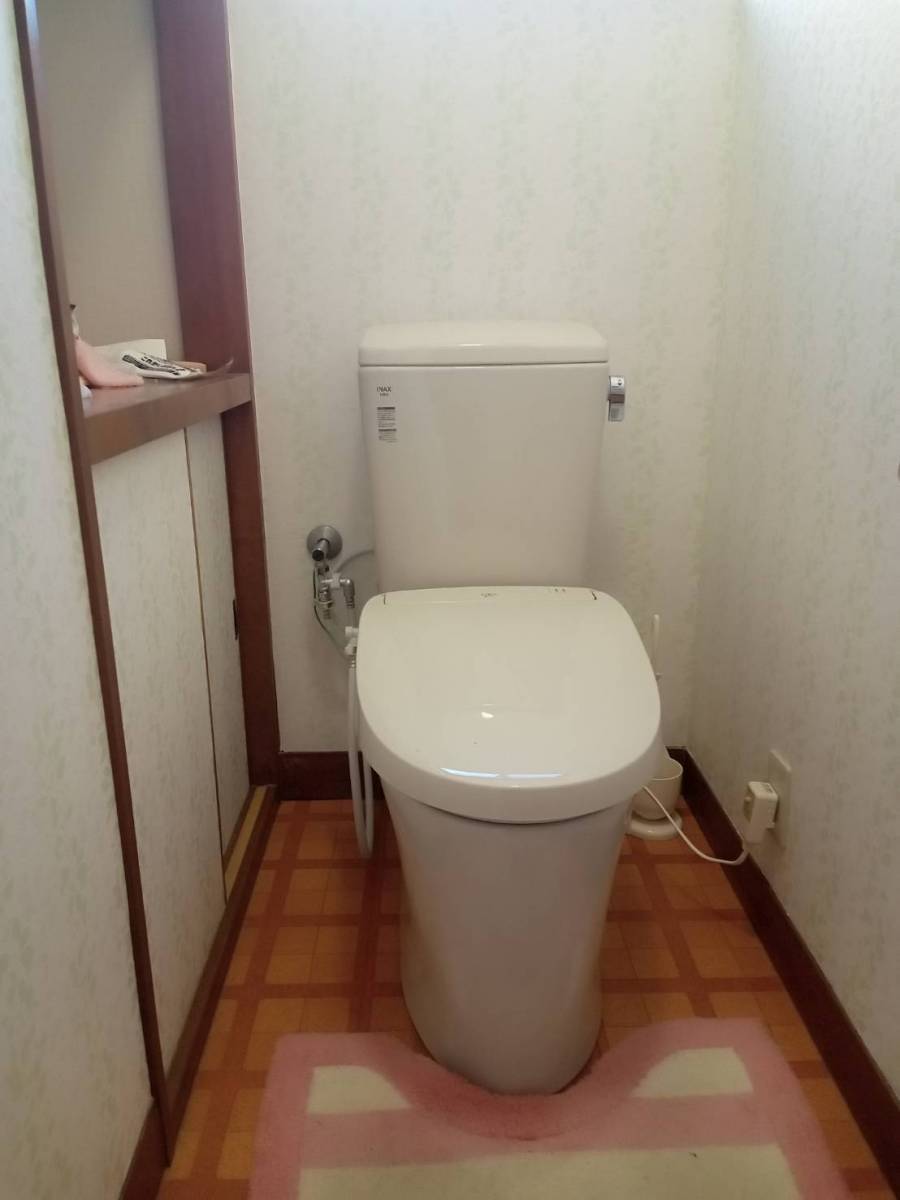 茨城県北トーヨー住器のアメージュZA トイレリフォーム　～那珂市～の施工後の写真1