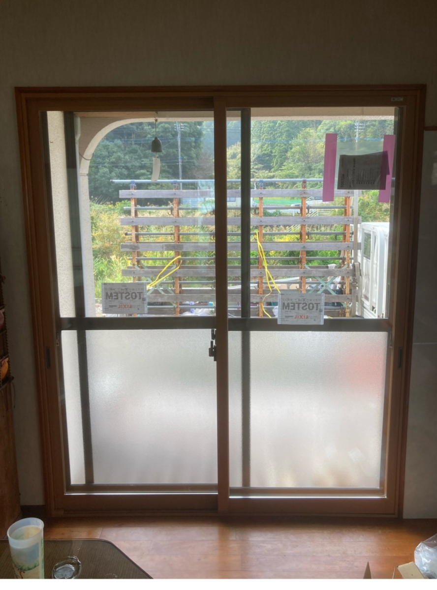 武迫トーヨー住器の内窓で冬の寒さ対策の施工後の写真1
