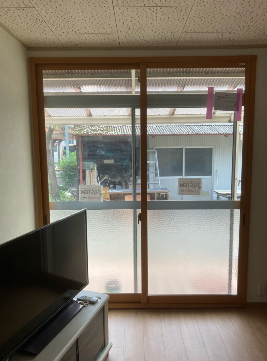 武迫トーヨー住器の冬に備えて、内窓の取り付けの施工後の写真1