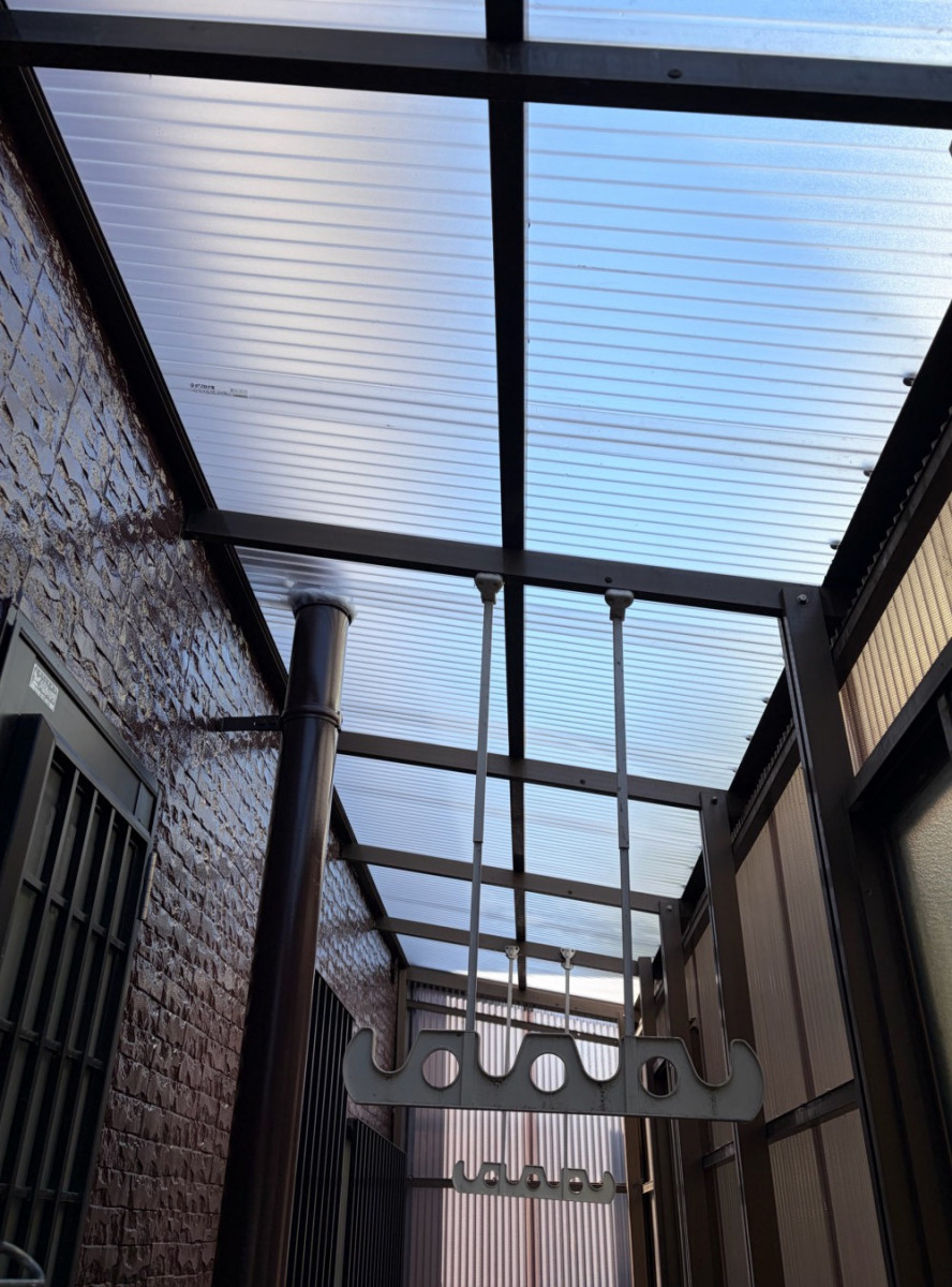 武迫トーヨー住器の波板取付工事の施工後の写真2