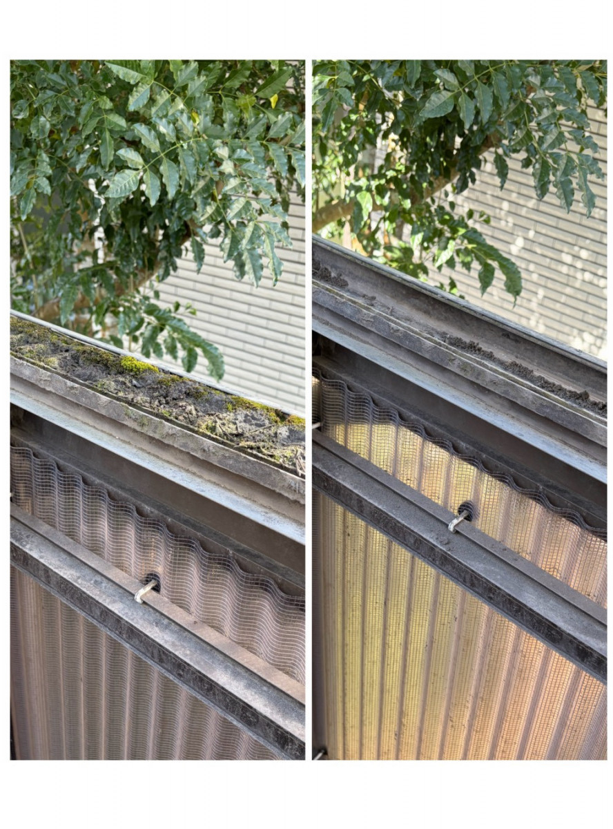 武迫トーヨー住器の波板取付工事の施工前の写真3