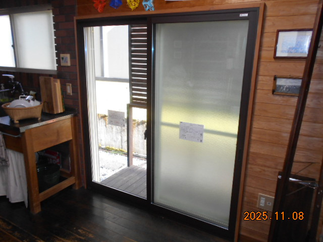綿治硝子の内窓 インプラス 設置しました。の施工後の写真1
