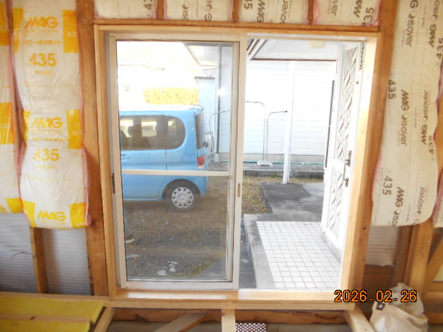 綿治硝子店の移住での内窓設置工事です!!の施工前の写真2