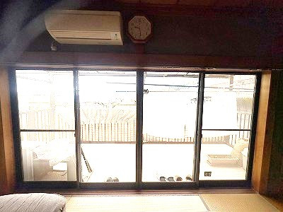 綿治硝子店の補助金活用！内窓設置の取付しました!!の施工前の写真1