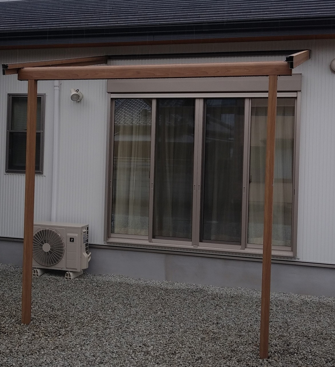 すまい:Reの2010 テラス屋根工事 和歌山県伊都郡九度山の施工前の写真1