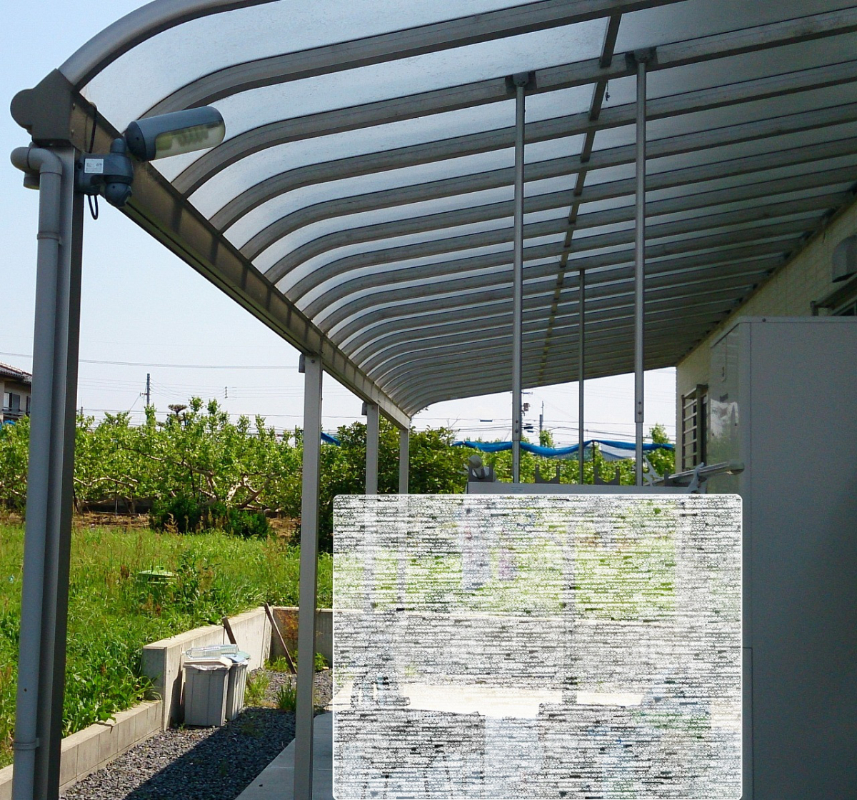 すまい:Reの0216 テラス囲い工事 和歌山県橋本市御幸辻の施工前の写真1