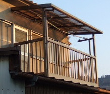 すまい：Ｒｅの0236　テラス工事　和歌山県橋本市妻の施工後の写真1