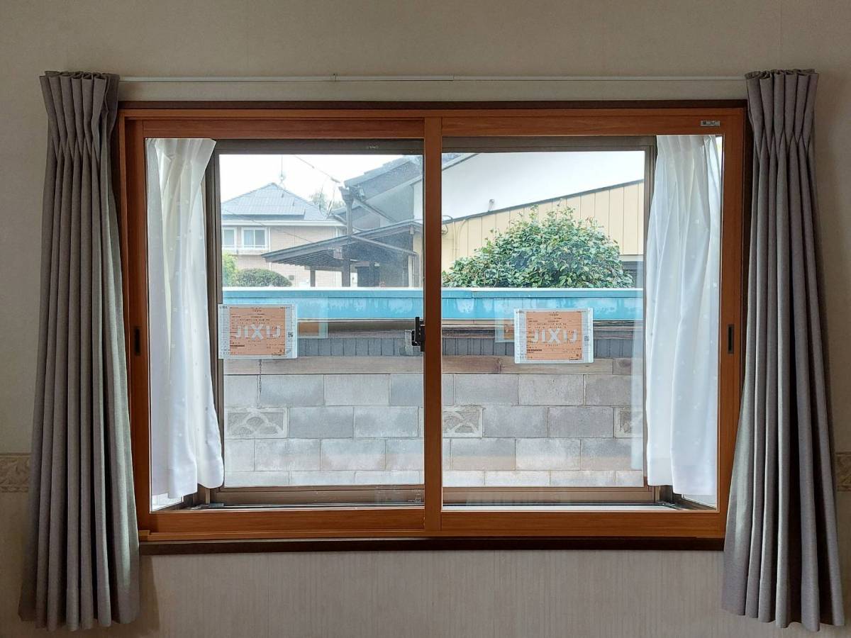 水戸トーヨー住器の城里町　内窓 インプラス取付工事の施工後の写真1