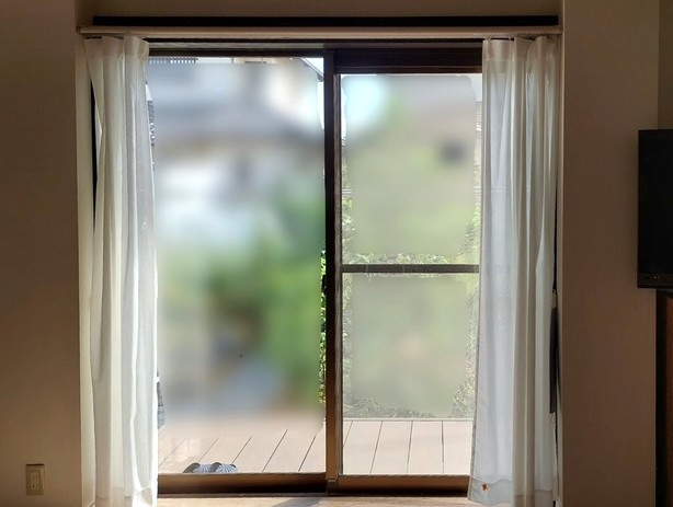 水戸トーヨー住器の水戸市 内窓インプラス取付工事の施工前の写真1