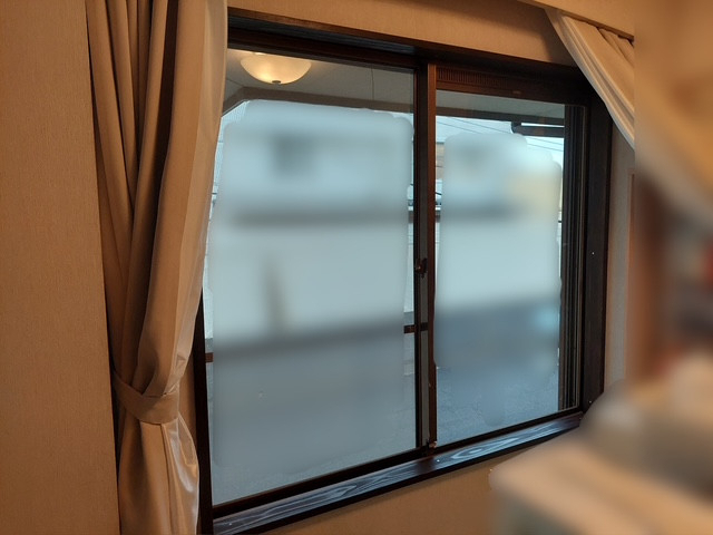 水戸トーヨー住器の水戸市 内窓インプラス取付工事の施工前の写真2