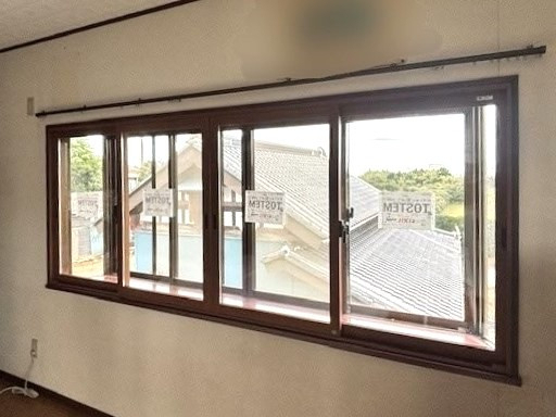 水戸トーヨー住器の大洗町　内窓インプラス取付工事の施工後の写真1