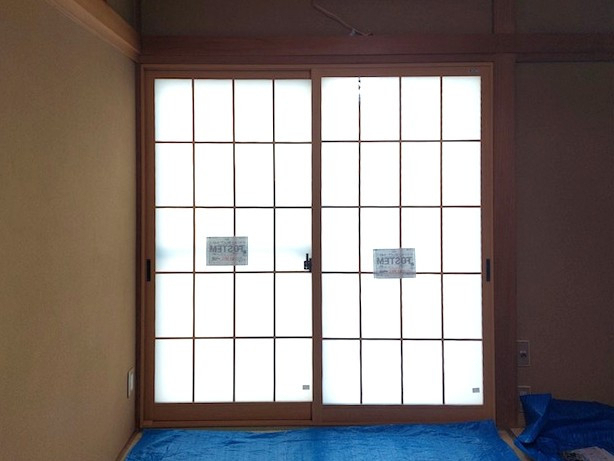 水戸トーヨー住器の大洗町　内窓インプラス取付工事の施工後の写真1