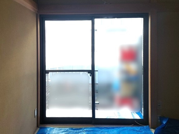 水戸トーヨー住器の大洗町　内窓インプラス取付工事の施工前の写真1