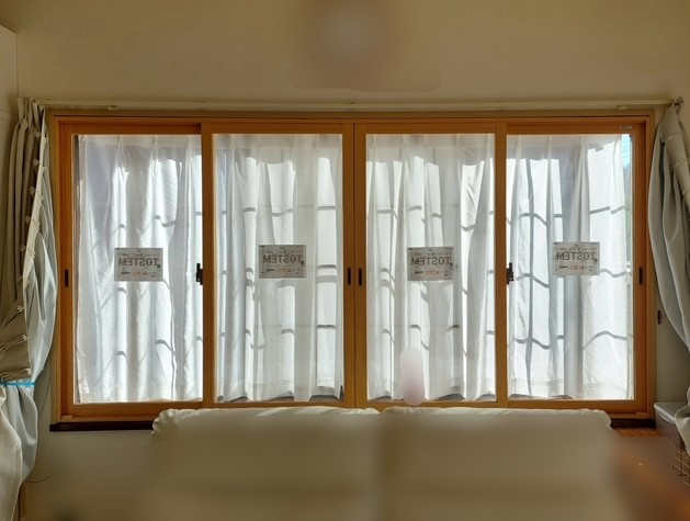 水戸トーヨー住器の鉾田市　内窓インプラス取付工事の施工後の写真1