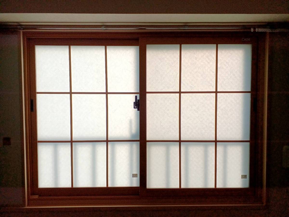 横浜トーヨー住器の和室の内窓には和紙調インプラスの施工後の写真1