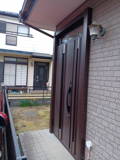 横浜トーヨー住器の玄関が変われば家も変わる施工事例写真1