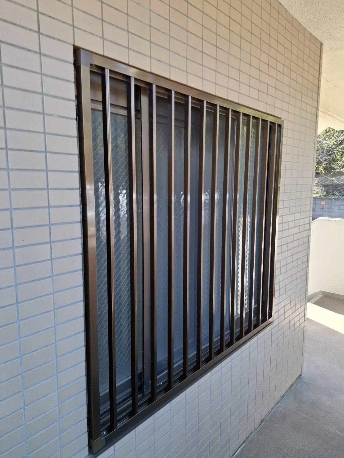 横浜トーヨー住器の面格子で防犯強化の施工後の写真1