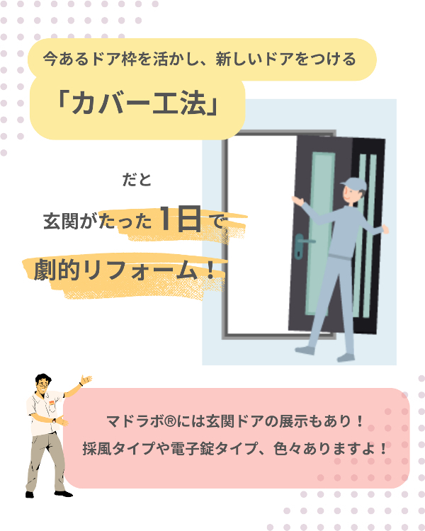 フクシマ建材の玄関を変えれば印象も使い勝手も激変！玄関1dayリフォームの施工後の写真2