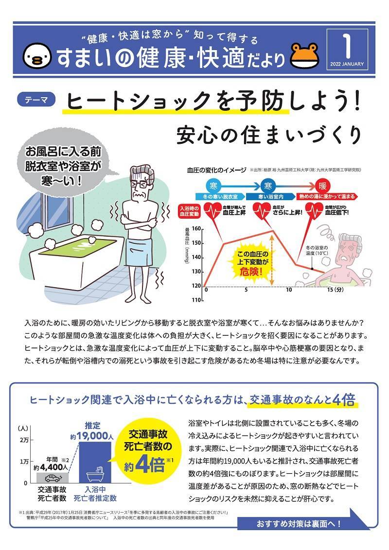 ヒートショックを予防しよう！　安心の住まいづくり 桶庄トーヨー住器のイベントキャンペーン 写真1