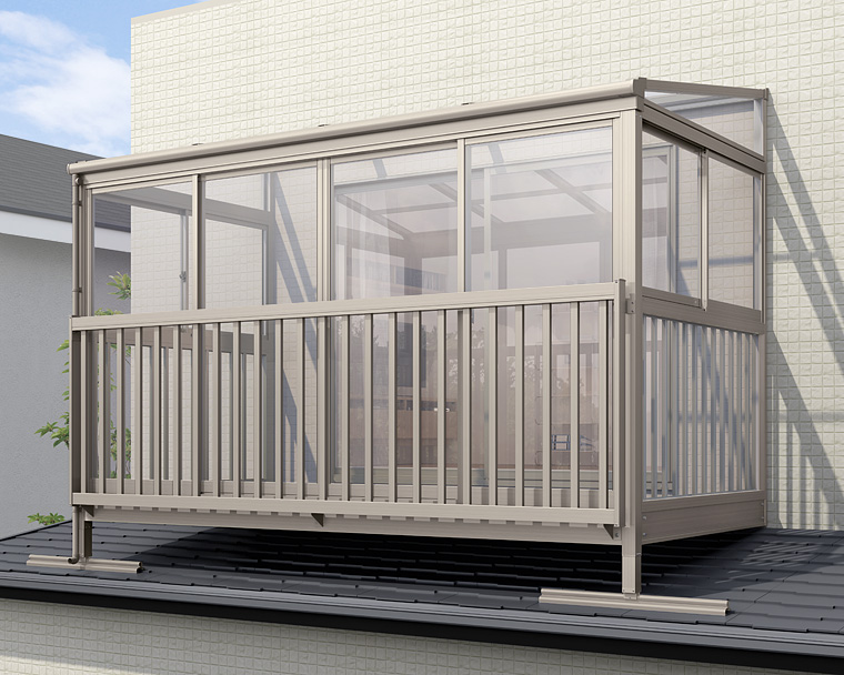 桶庄トーヨー住器の千葉県｜勝浦市｜サンルームのデッキ劣化・窓のサビを解消！LIXILサニージュで快適空間にリフォームの施工事例詳細写真8