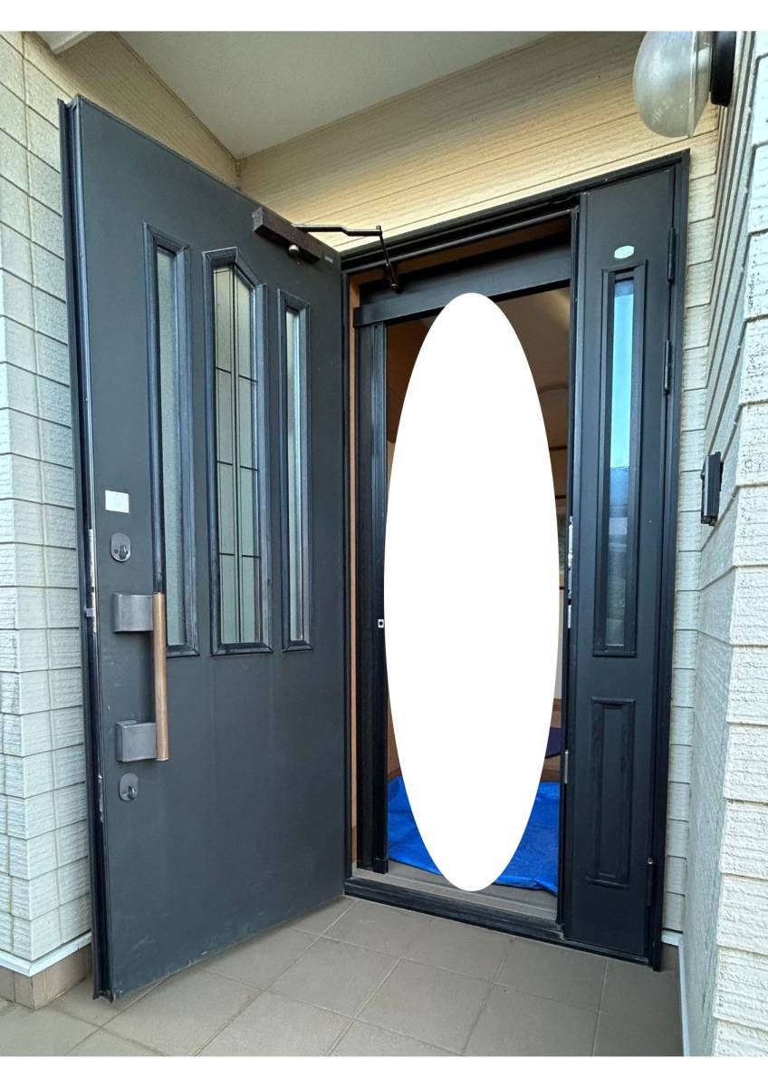桶庄トーヨー住器の補助金対象商品で快適な住まいを✨～リシェント玄関ドア～の施工前の写真2