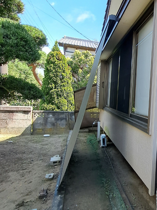 桶庄トーヨー住器の千葉県｜白子町｜遮熱対策！スタイルシェードでエアコン効率アップ＆省エネ効果もの施工後の写真2