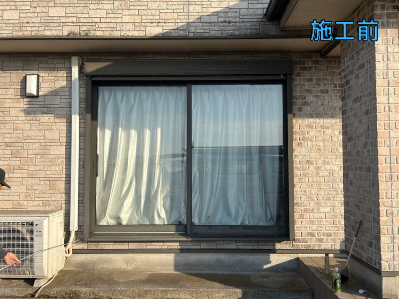 桶庄トーヨー住器の千葉県｜一宮町｜ビニールハウスへの往復はもう卒業！サンルーム「サニージュ」で家事動線を劇的に改善の施工前の写真1