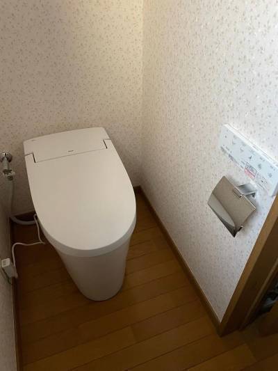 桶庄トーヨー住器のトイレリフォーム工事の施工後の写真2