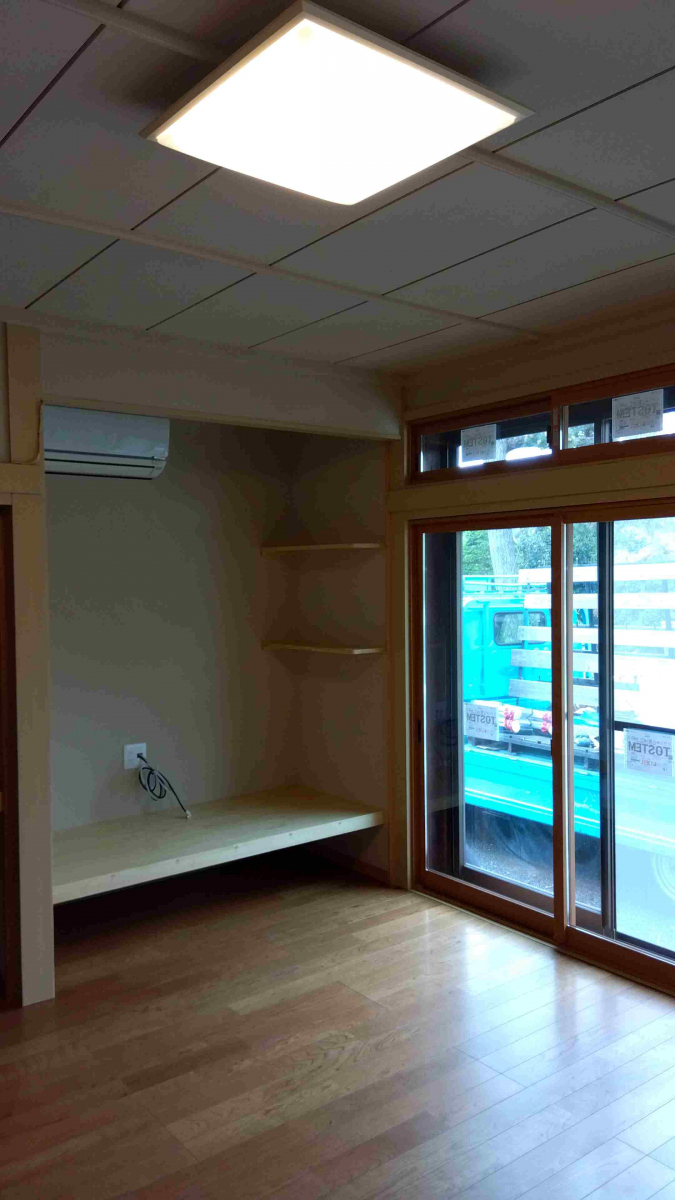 ハオス本店の和室を洋室風にの施工後の写真3