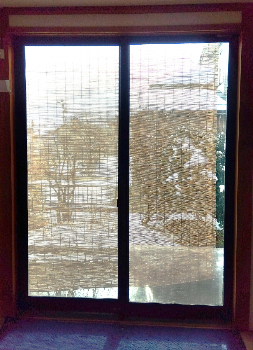 ハオス本店の和室の紙障子をガラスのインプラスにの施工前の写真1