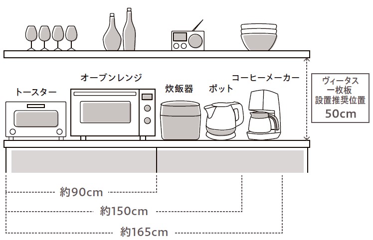 ヤシオトーヨー住器の理想のキッチン収納を実現『ノクト』の施工事例詳細写真7