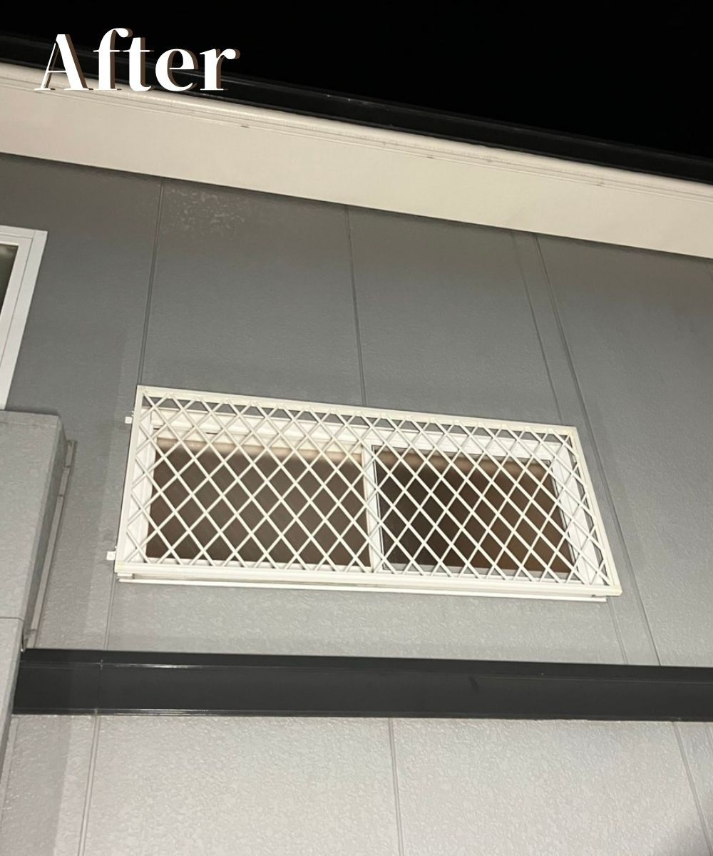 ヤシオトーヨー住器の面格子で防犯強化！の施工後の写真1