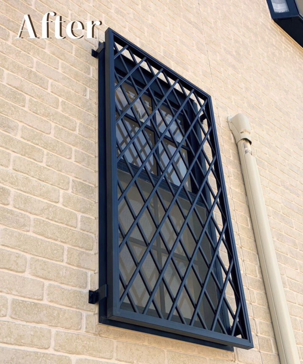 ヤシオトーヨー住器の出窓にも小窓にも！面格子で防犯対策！の施工後の写真1