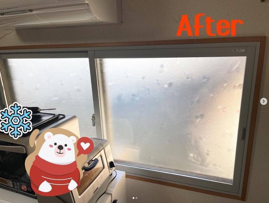 マド専門店 KATOのキッチンの窓に内窓を取り付けて寒さと結露軽減に！の施工後の写真1