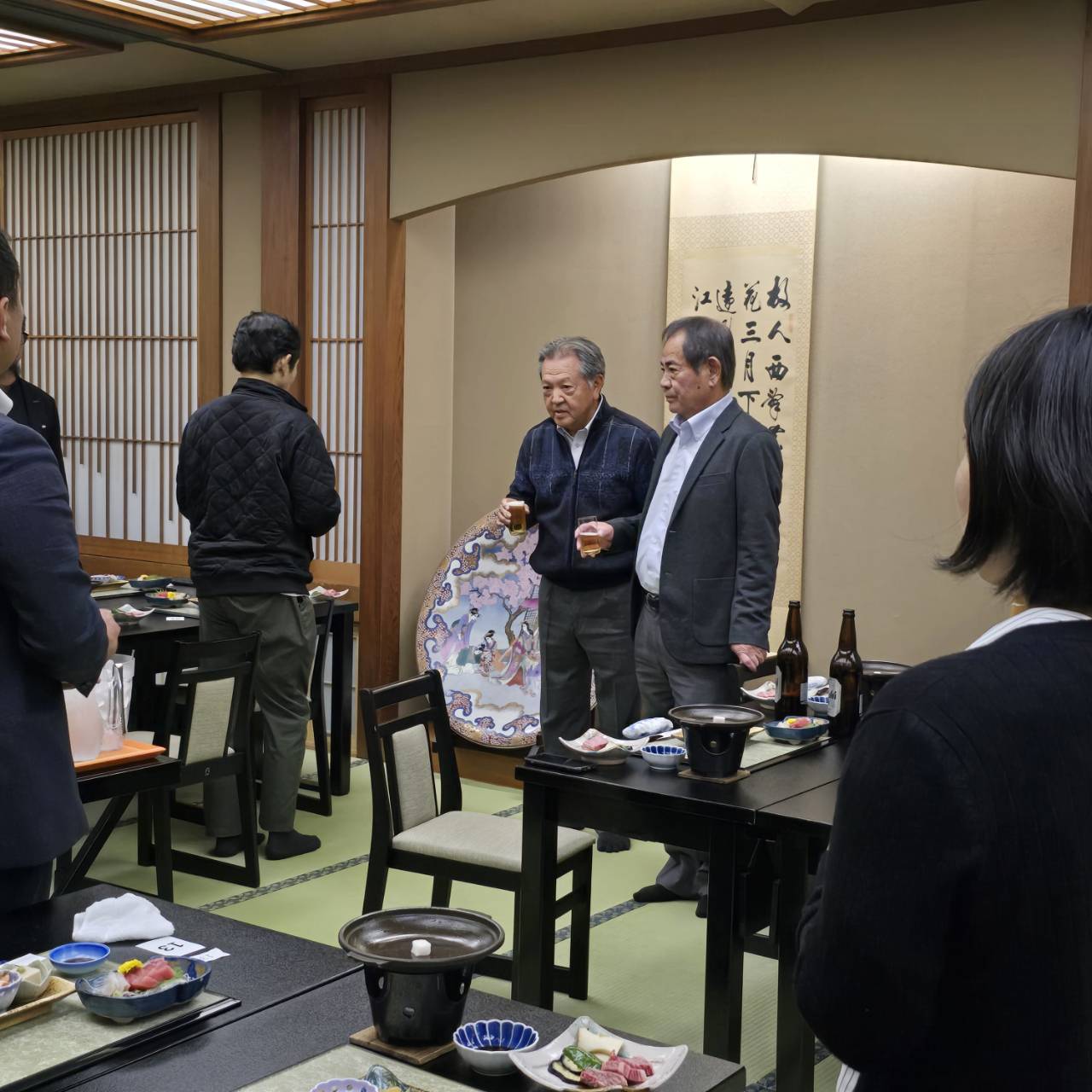 🎉歓迎会 & 芋煮会 🍂 大木建装硝子のブログ 写真2