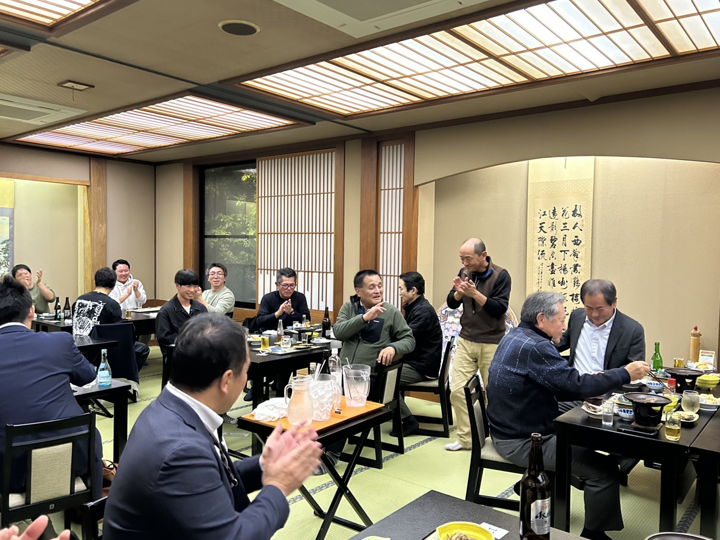 🎉歓迎会 & 芋煮会 🍂 大木建装硝子のブログ 写真12