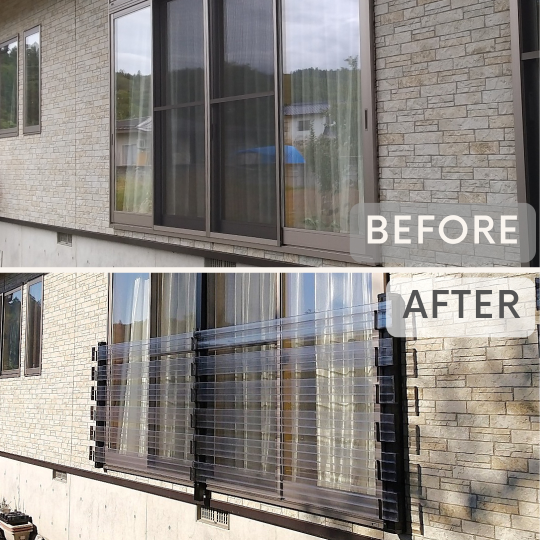 大木建装硝子の⛄《暗くならない雪囲い》あります！の施工後の写真3