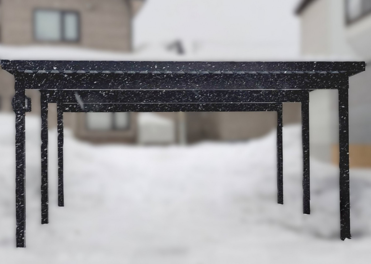 大木建装硝子の季節を問わず快適！ 冬も夏も助かる《 カーポート 》施工事例です🙌の施工後の写真1