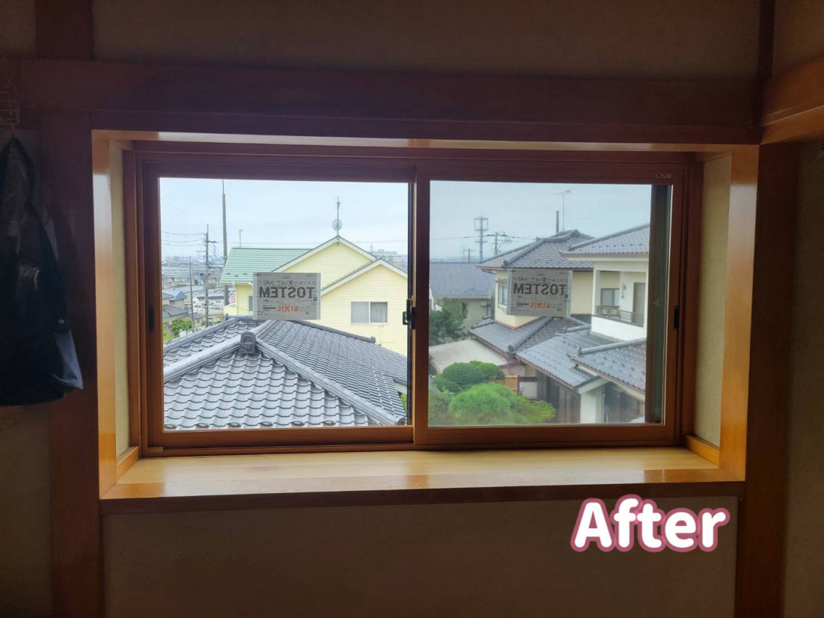 千葉トーヨー住器の省エネ&防音対策をするなら内窓インプラスの施工後の写真1