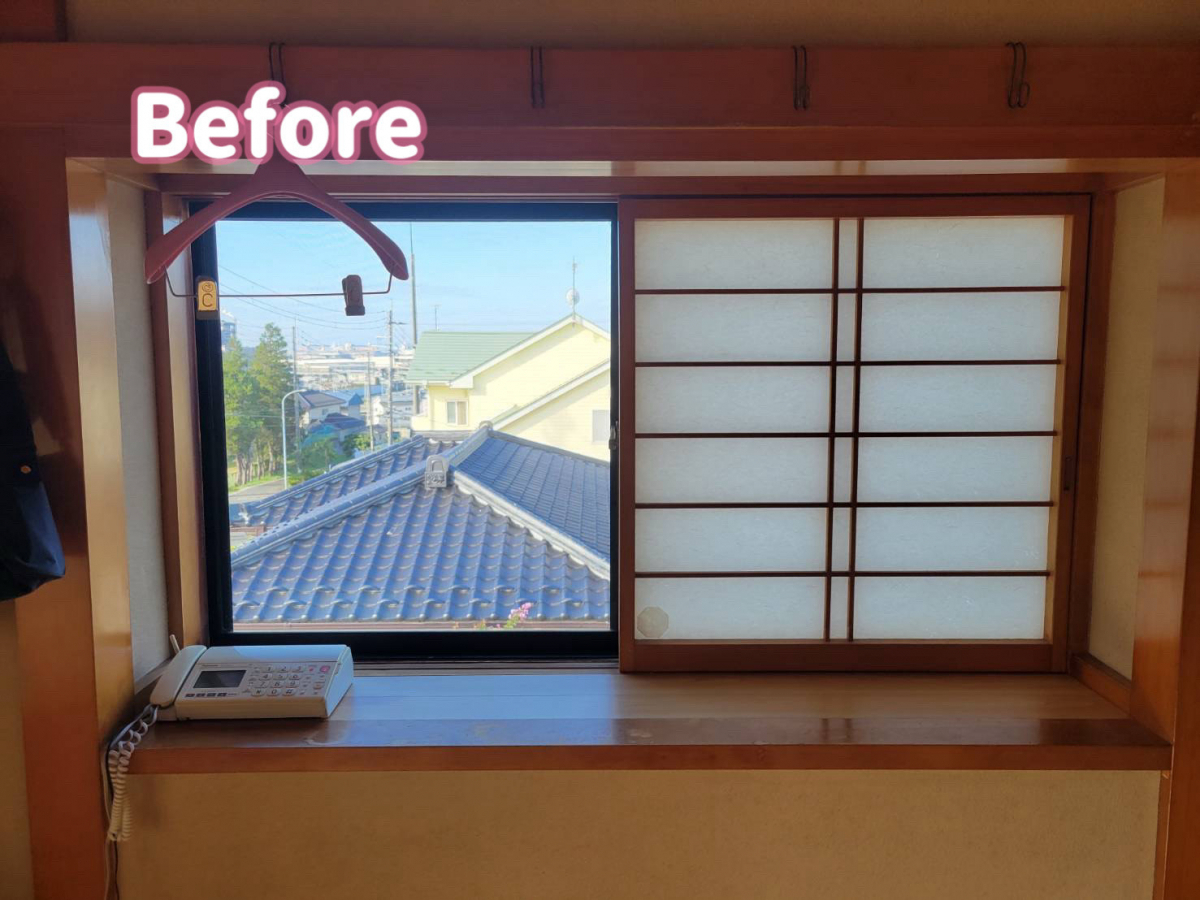 千葉トーヨー住器の省エネ&防音対策をするなら内窓インプラスの施工前の写真1