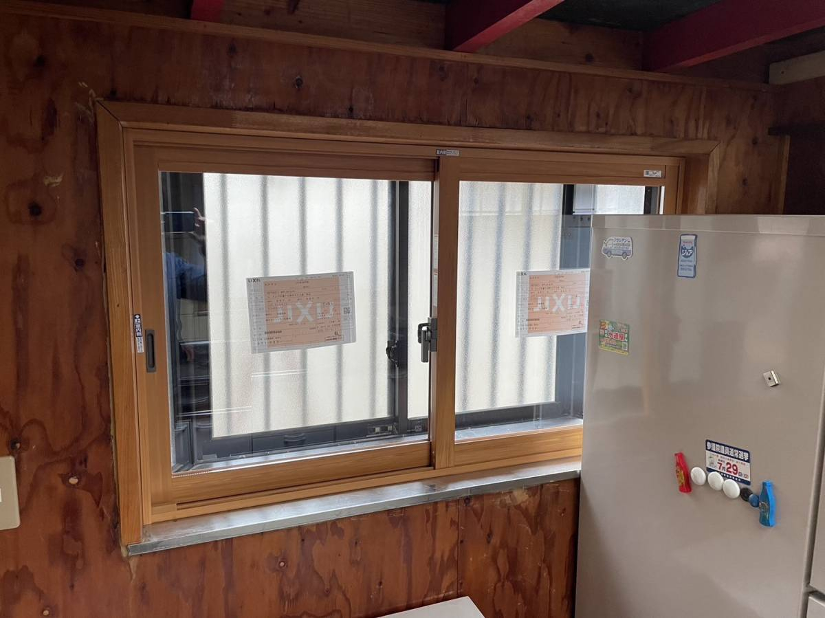 カワカの旭市　内窓　断熱　リフォーム　インプラス　住宅省エネ支援事業　窓口の施工後の写真1