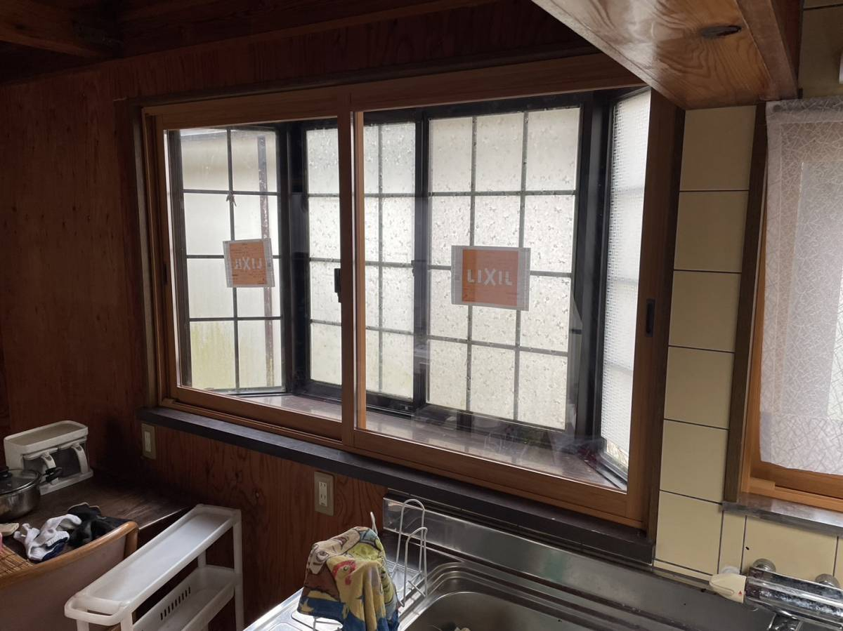カワカの銚子市　内窓　断熱　リフォーム　インプラス　住宅省エネ支援事業　窓口の施工後の写真1